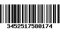 Código de Barras 3452517580174