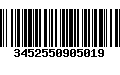 Código de Barras 3452550905019