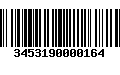 Código de Barras 3453190000164