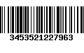 Código de Barras 3453521227963