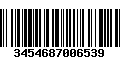 Código de Barras 3454687006539