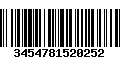 Código de Barras 3454781520252