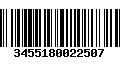 Código de Barras 3455180022507