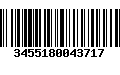 Código de Barras 3455180043717