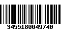 Código de Barras 3455180049740