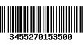 Código de Barras 3455270153500