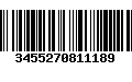 Código de Barras 3455270811189