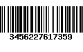 Código de Barras 3456227617359