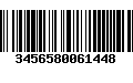 Código de Barras 3456580061448