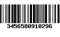 Código de Barras 3456580910296