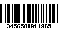 Código de Barras 3456580911965