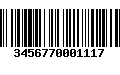 Código de Barras 3456770001117