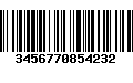 Código de Barras 3456770854232