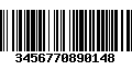 Código de Barras 3456770890148