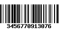 Código de Barras 3456770913076