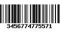 Código de Barras 3456774775571