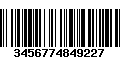 Código de Barras 3456774849227