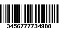 Código de Barras 3456777734988