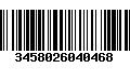 Código de Barras 3458026040468