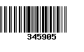 Código de Barras 345905