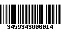 Código de Barras 3459343006014