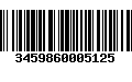 Código de Barras 3459860005125