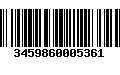 Código de Barras 3459860005361