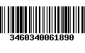 Código de Barras 3460340061890