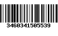 Código de Barras 3460341505539