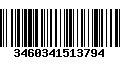 Código de Barras 3460341513794