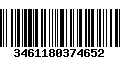 Código de Barras 3461180374652