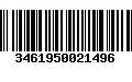 Código de Barras 3461950021496