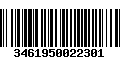 Código de Barras 3461950022301