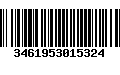 Código de Barras 3461953015324