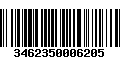 Código de Barras 3462350006205