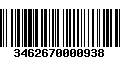 Código de Barras 3462670000938