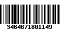 Código de Barras 3464671801149