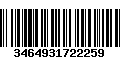 Código de Barras 3464931722259