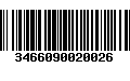 Código de Barras 3466090020026