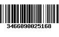 Código de Barras 3466090025168