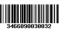 Código de Barras 3466090030032