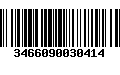 Código de Barras 3466090030414