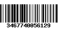 Código de Barras 3467740056129