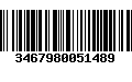 Código de Barras 3467980051489