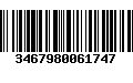 Código de Barras 3467980061747