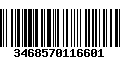 Código de Barras 3468570116601