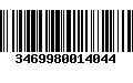 Código de Barras 3469980014044