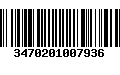 Código de Barras 3470201007936