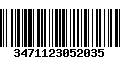 Código de Barras 3471123052035