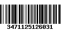 Código de Barras 3471125126031